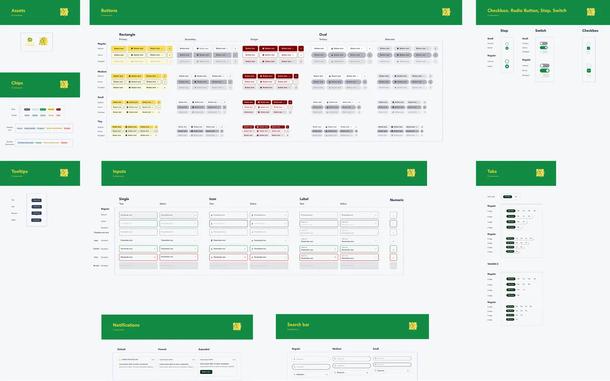 Bolívar Contigo design system